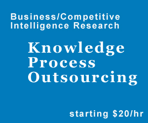KPO Research Business/Competitive Intelligence